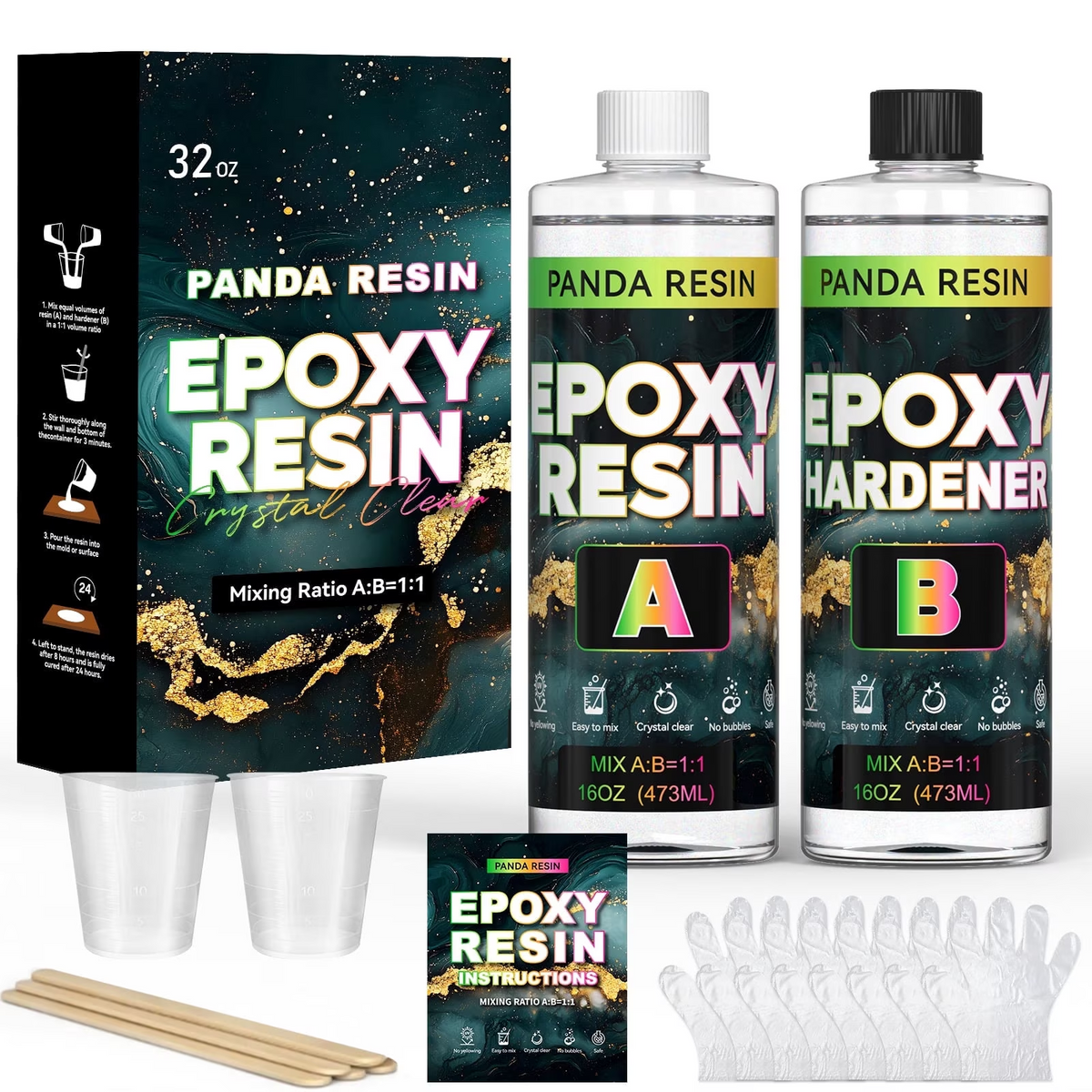 Panda Epoxy Resin Kit - Epoxy Resin Food Safe